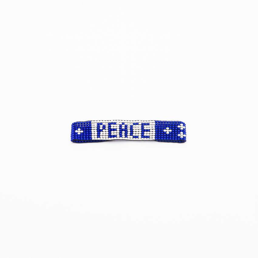 Beaded Peace Bracelet