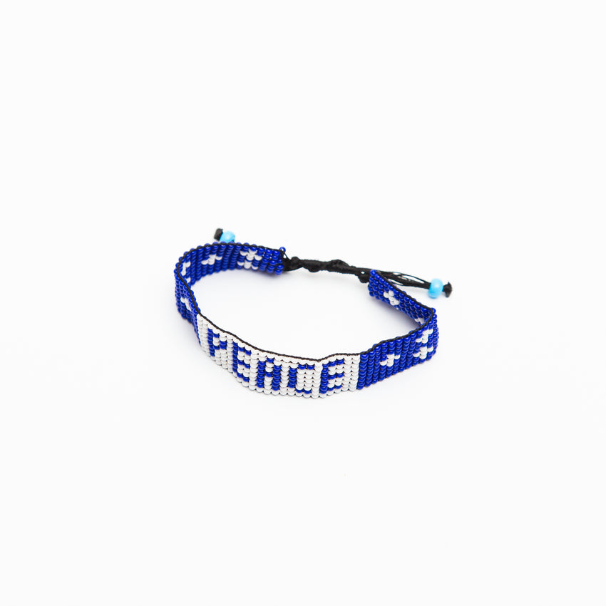 Beaded Peace Bracelet