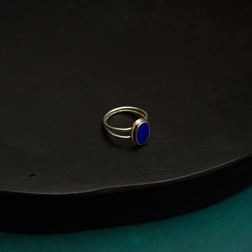 Lapis Lazuli Silver Rings