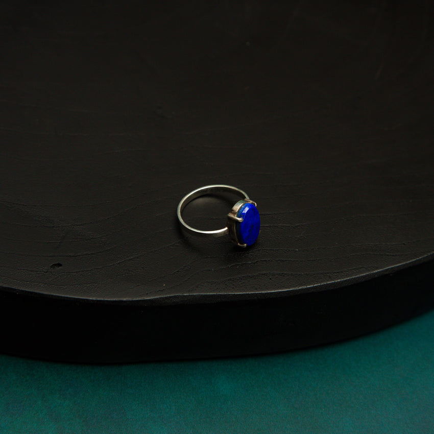 Lapis Lazuli Silver Rings