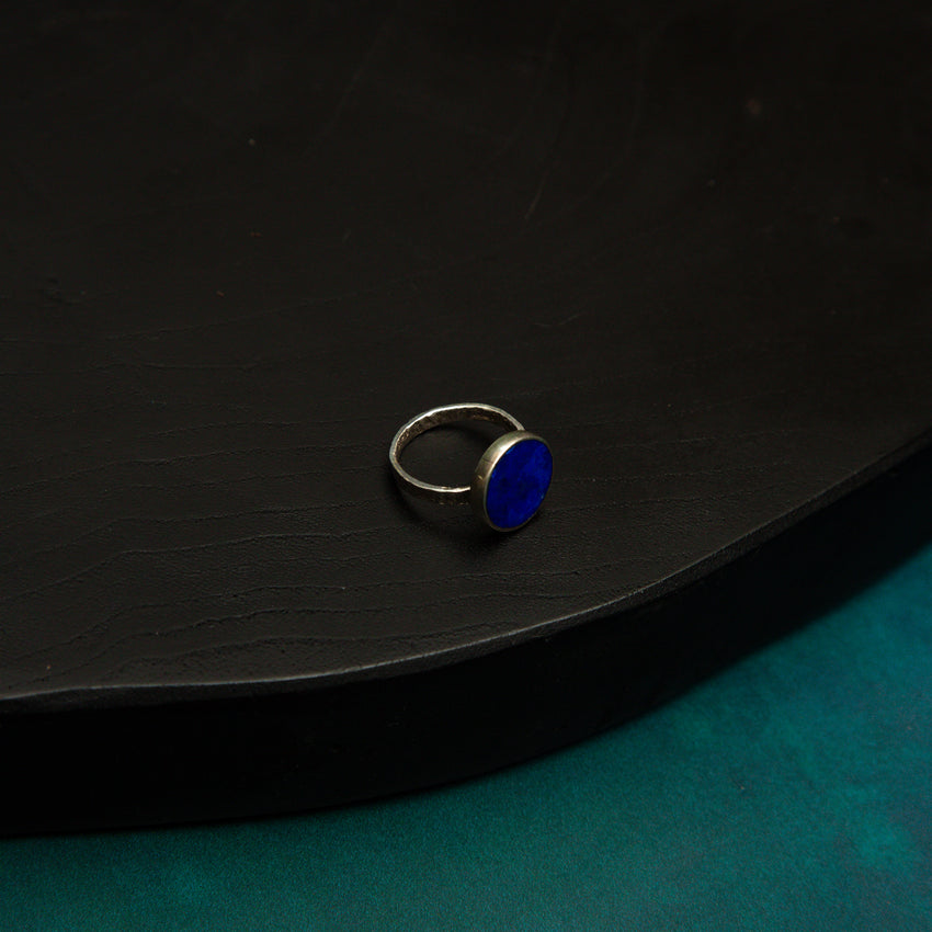 Lapis Lazuli Silver Rings