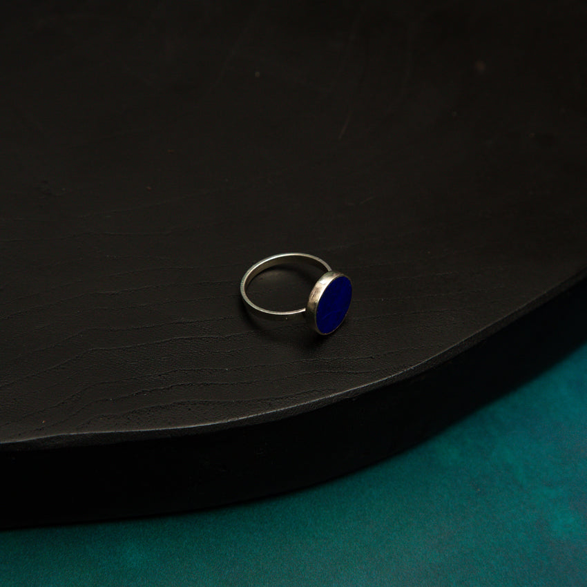 Lapis Lazuli Silver Rings