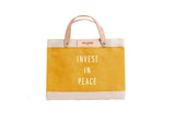 "Invest in Peace" Petite Market Bag